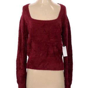 ASTR - Fuzzy Red Sweater NWT